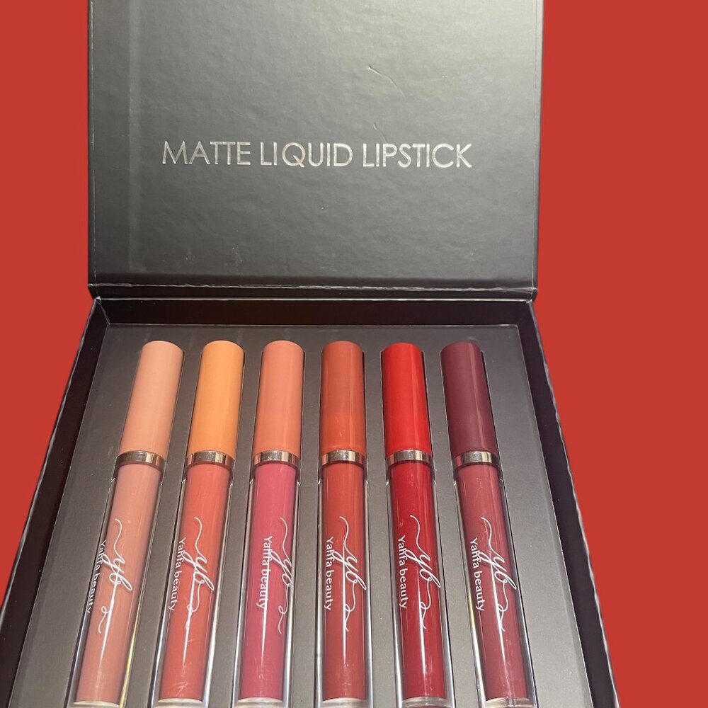 YAHFA BEAUTY MATTE LIQUID LIPSTICK X 6